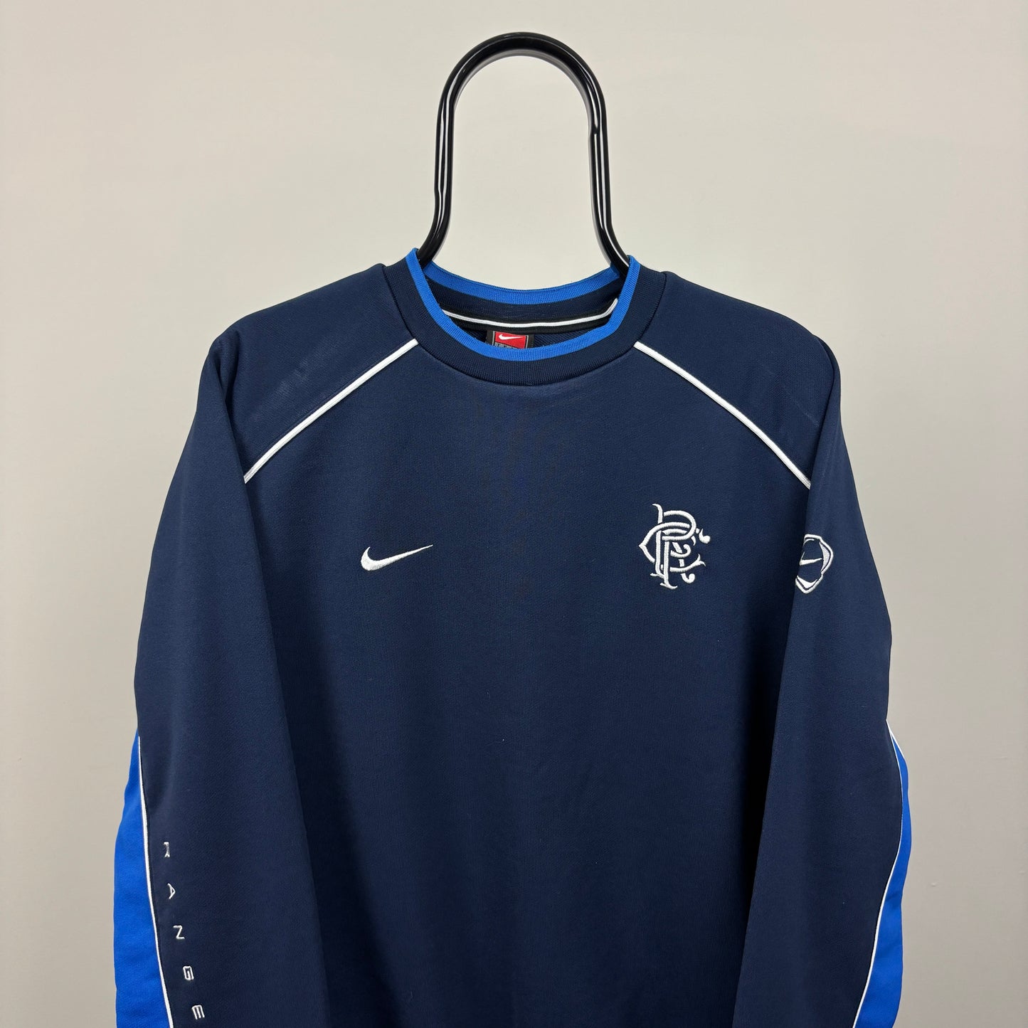 00s Nike Rangers Sweatshirt Blue Medium