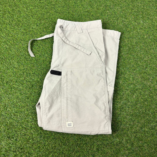 00s Nike ACG Zip Off Cargo Trousers Joggers Grey Small