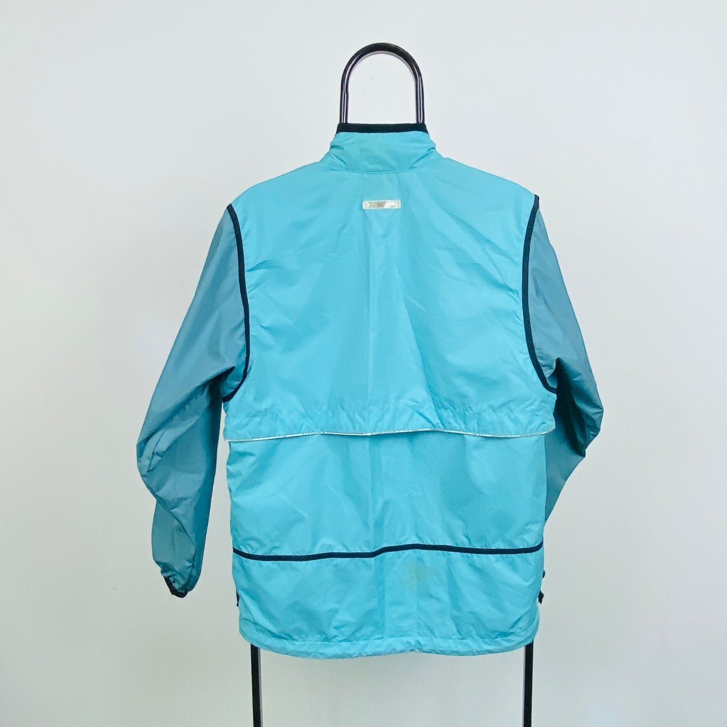 90s Nike Clima-Fit Windbreaker Jacket Blue Medium