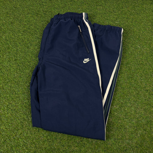 00s Nike Piping Joggers Blue Small