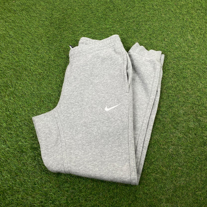 00s Nike Cotton Joggers Grey Small