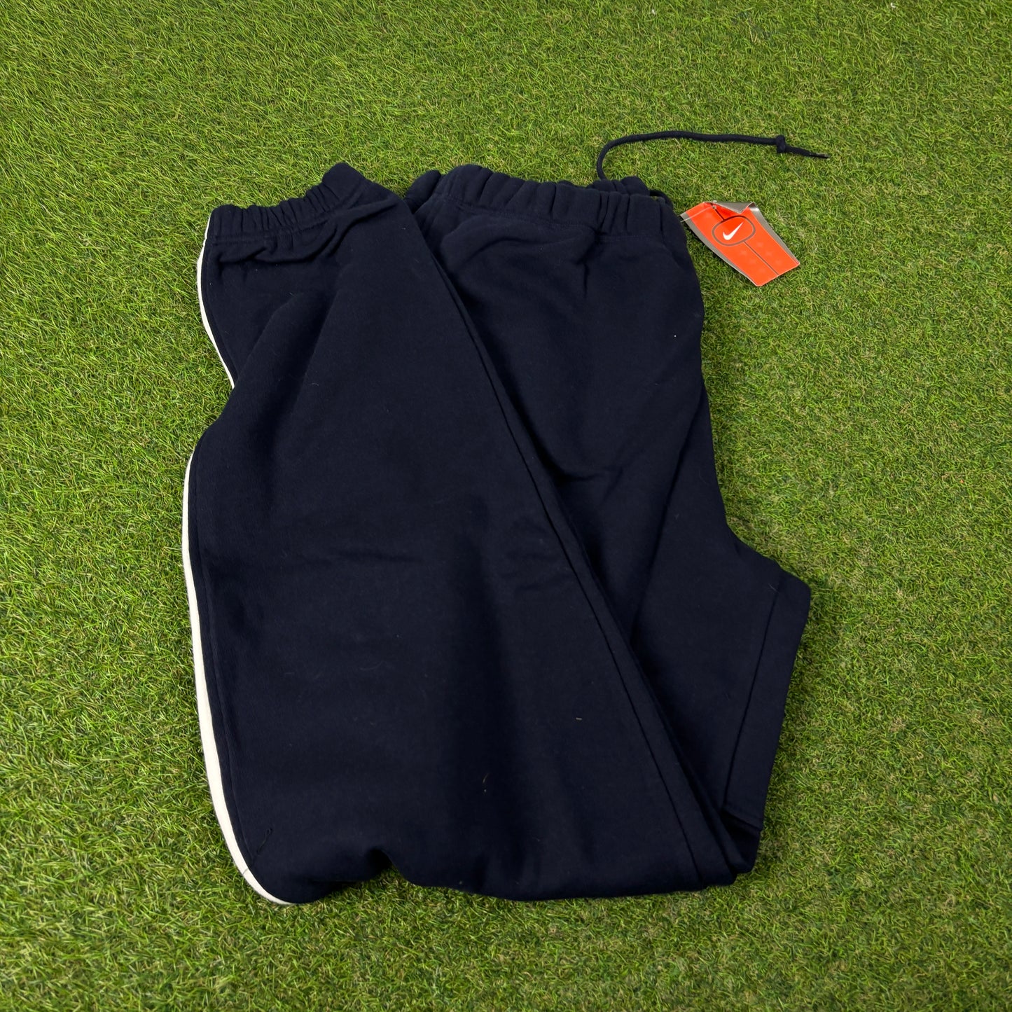 00s Nike Piping Cotton Joggers Blue XL