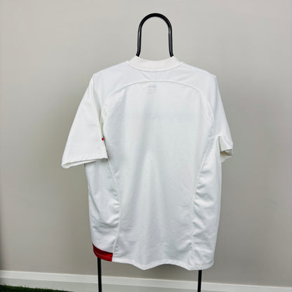 00s Nike England Rugby T-Shirt White XL