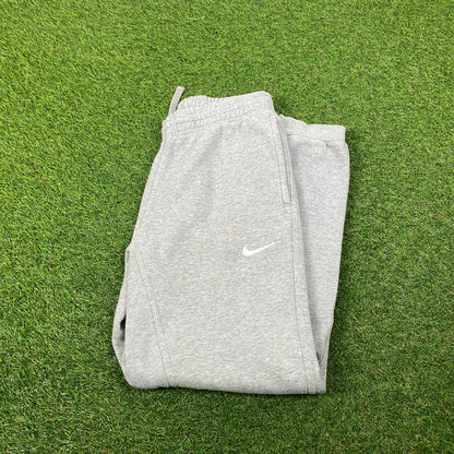 00s Nike Cotton Joggers Grey Small