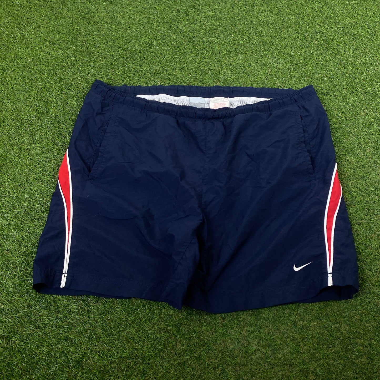 00s Nike Piping Shorts Blue XL