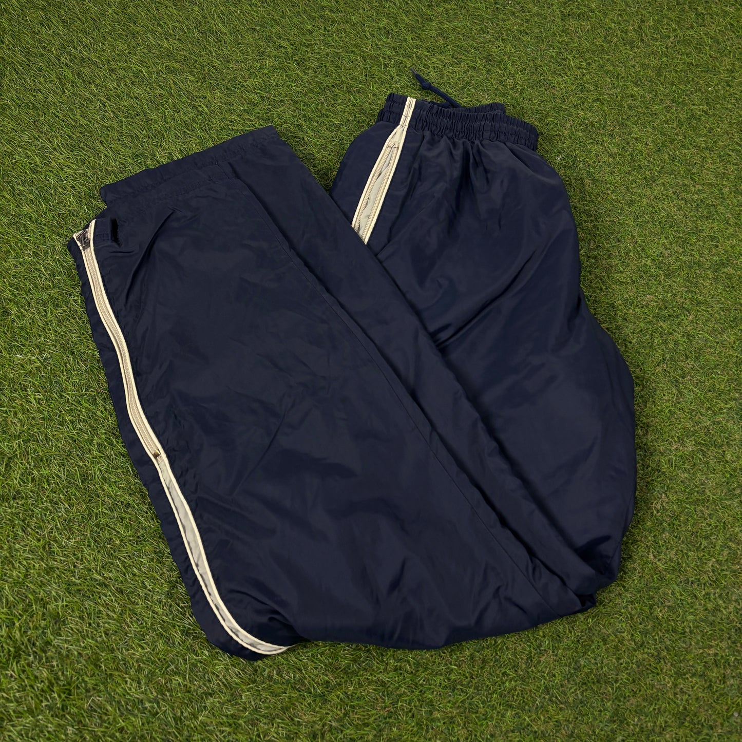 00s Nike Piping Joggers Blue Small