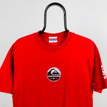 Retro Quiksilver T-Shirt Red Medium