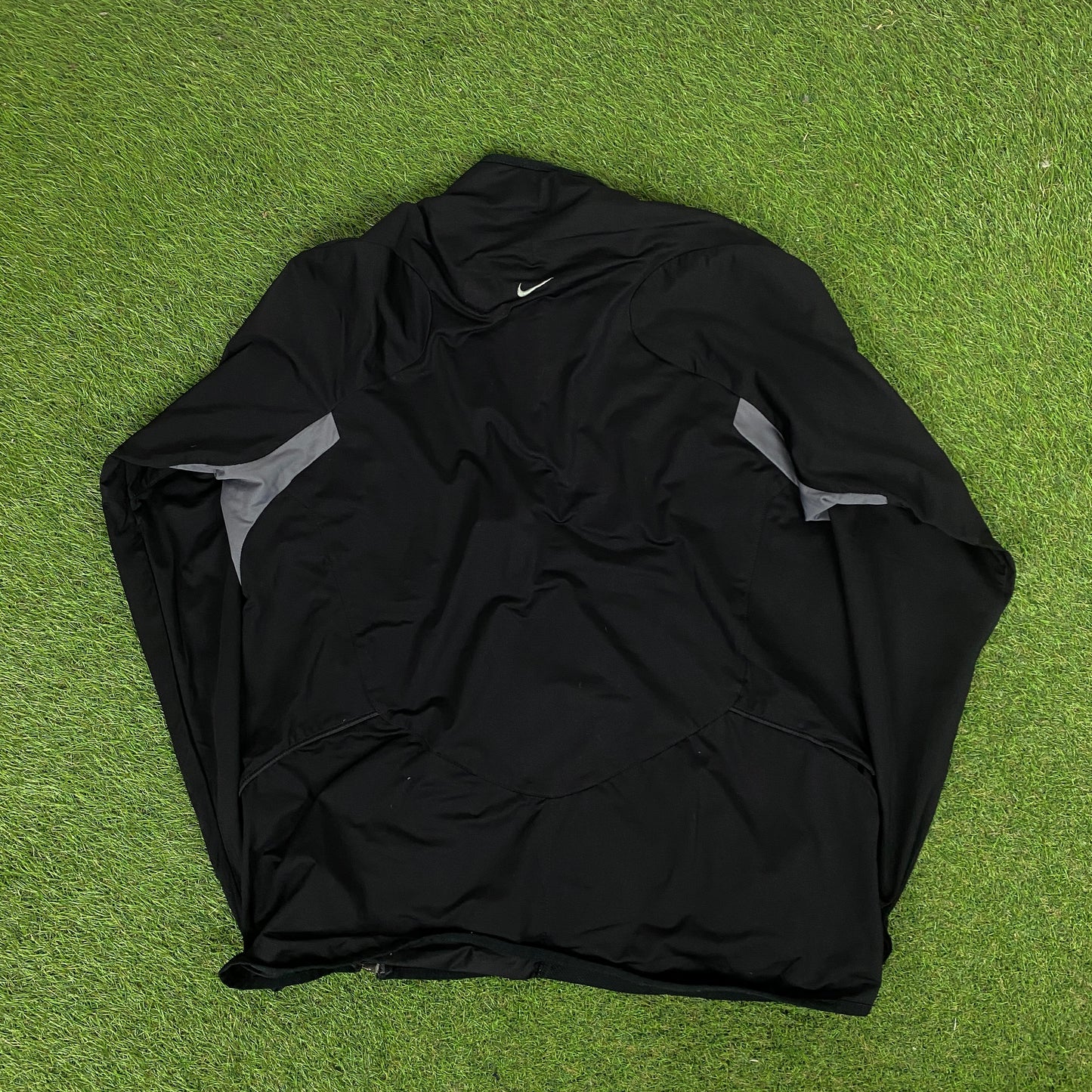 00s Nike Golf Waterproof Windbreaker Tracksuit Set Jacket + Joggers Black XL