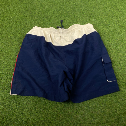 90s Nike Cargo Pocket Shorts Blue XL