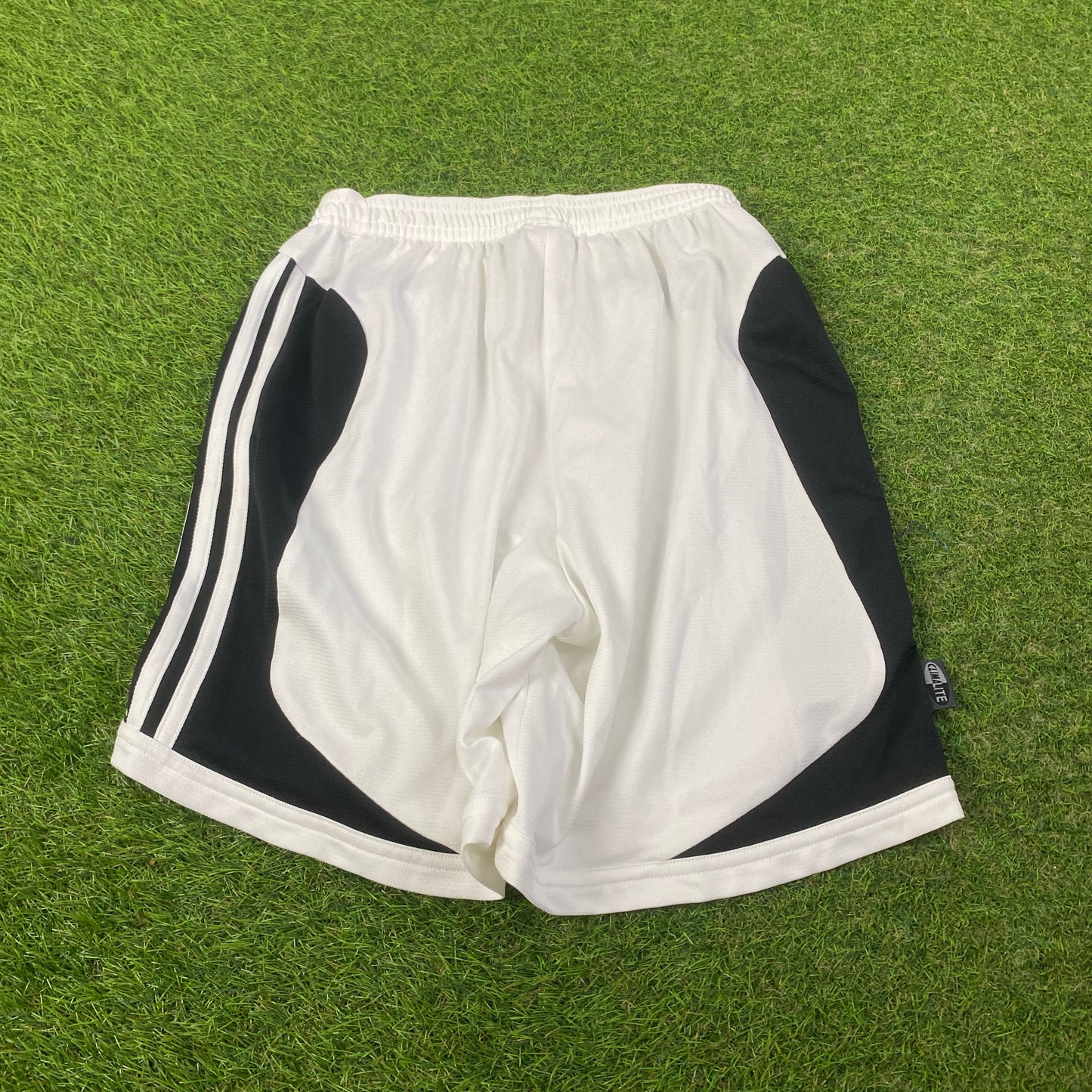 00s Adidas Football Shorts White Small
