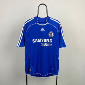 00s Adidas Terry Chelsea Football Shirt T-Shirt Blue XL