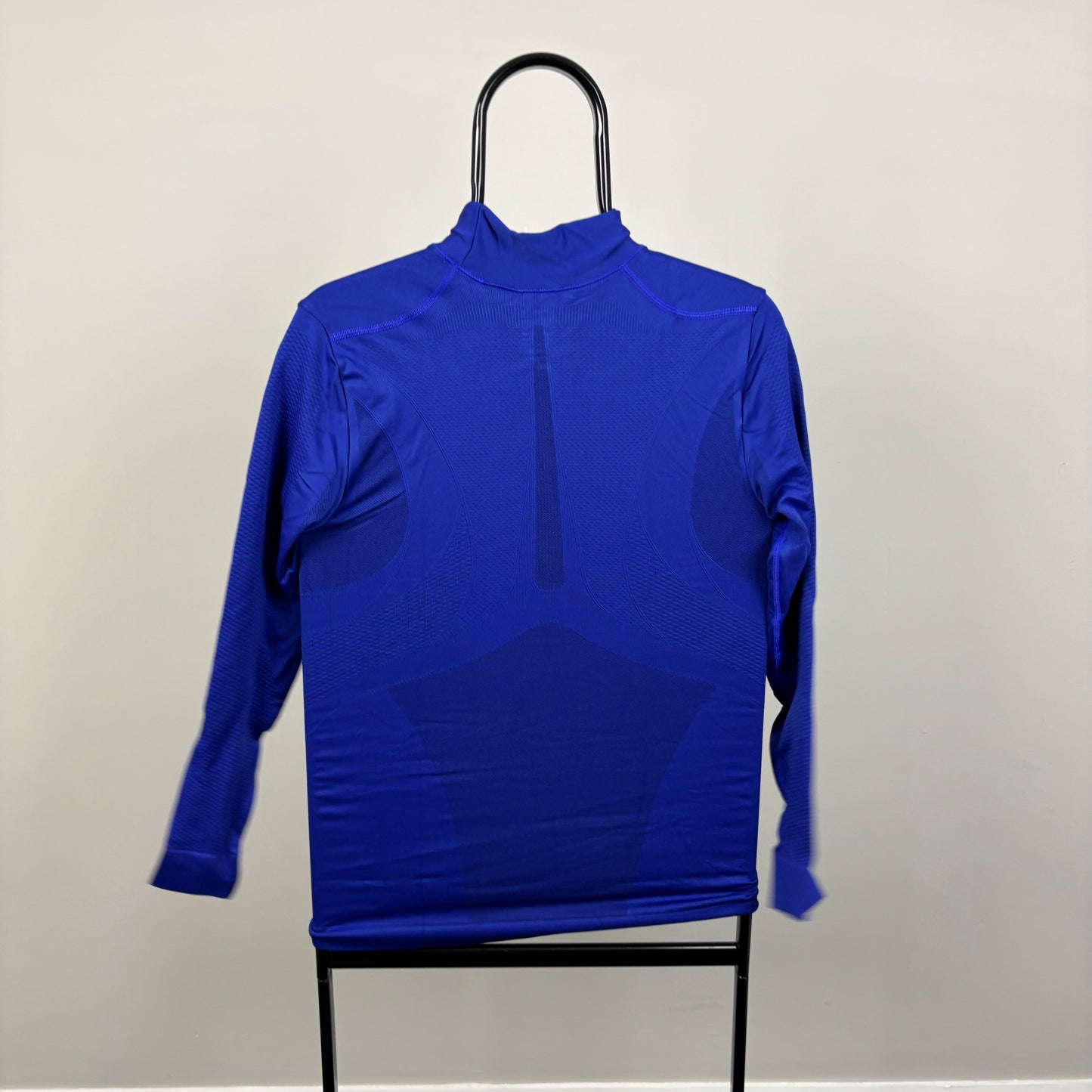 00s Nike Thermal Long Sleeve T-Shirt Blue Large