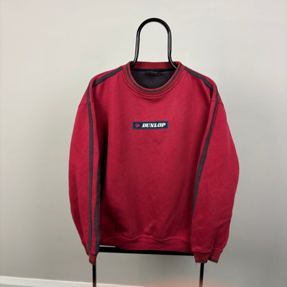 90s Dunlop Golf Box Logo Sweatshirt Red Medium