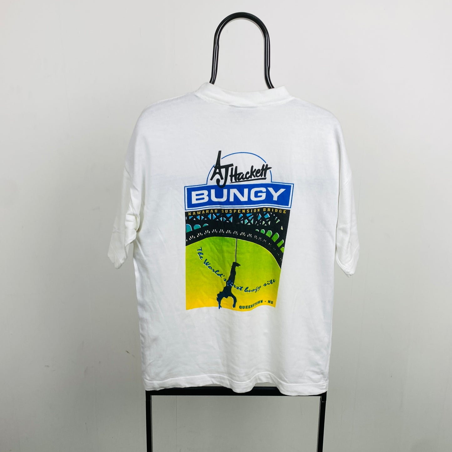 90s Bungy T-Shirt White Medium