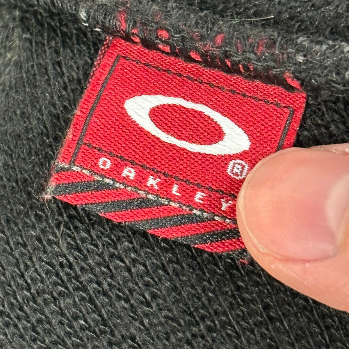 90s Oakley Beanie Hat Black