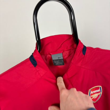 00s Arsenal Windbreaker Jacket Red XS