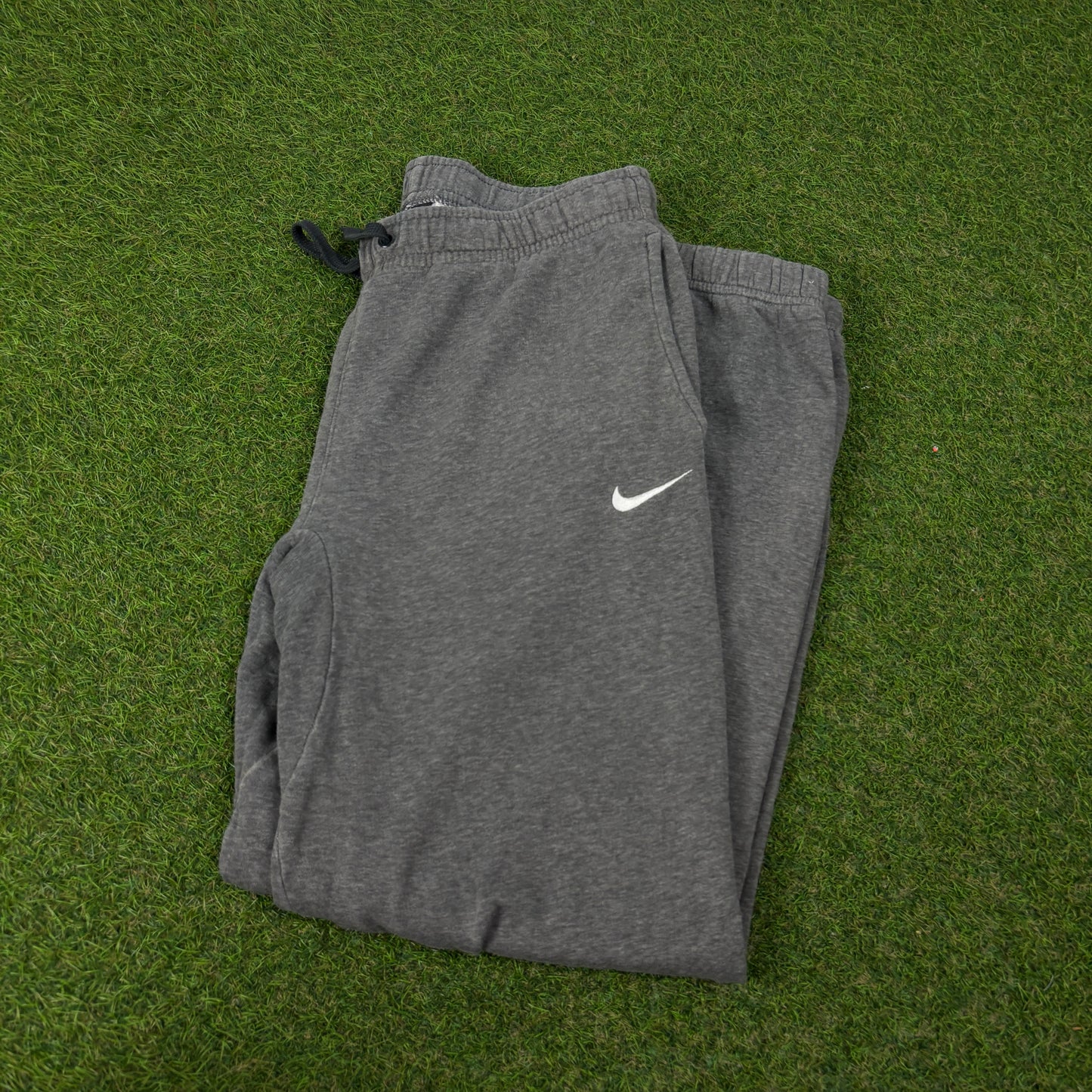 00s Nike Wide Leg Cotton Joggers Grey Small