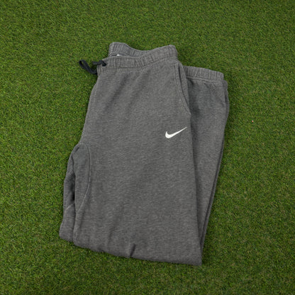00s Nike Wide Leg Cotton Joggers Grey Small