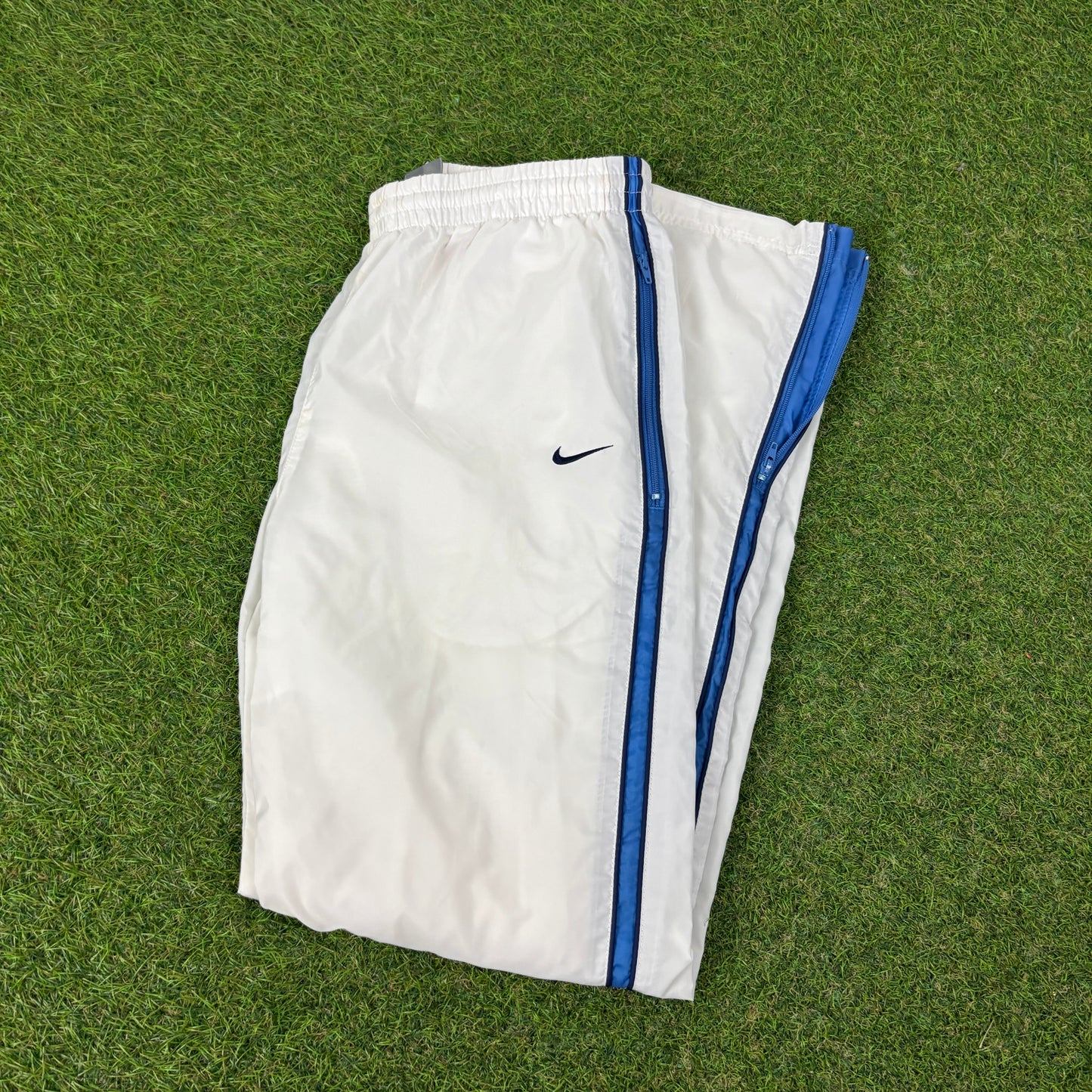 00s Nike Piping Joggers White XS