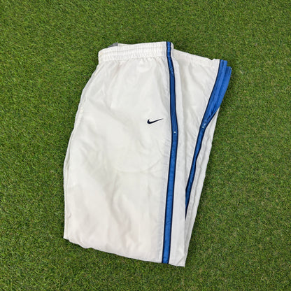 00s Nike Piping Joggers White XS