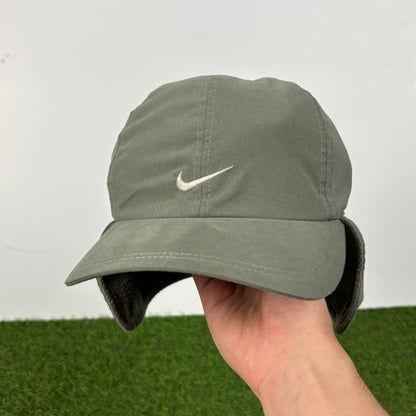 00s Nike Fleece Ear Flap Hat Sage Green