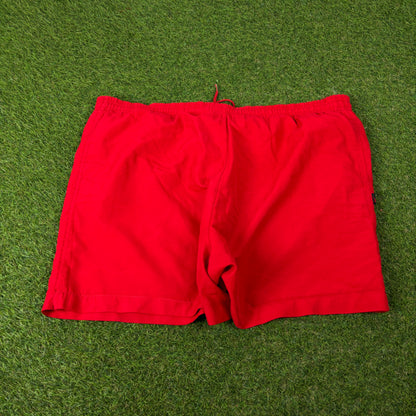 90s Nike Swim Shorts Red XL