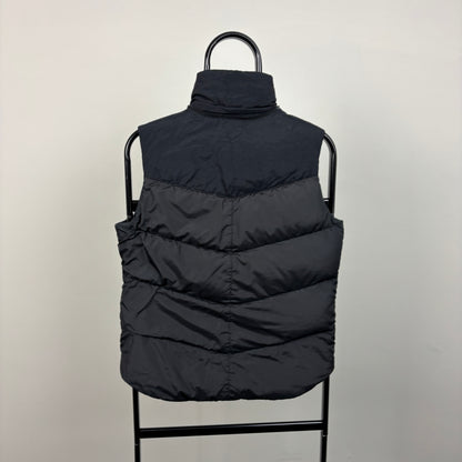 00s Nike Puffer Gilet Jacket Black Small