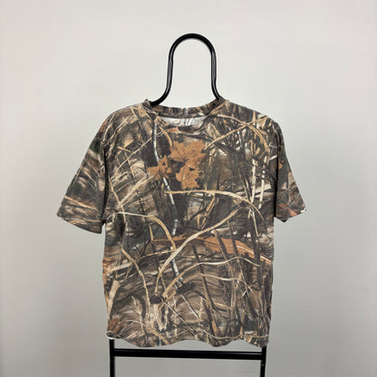 90s Real Tree T-Shirt Brown Small
