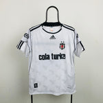90s Adidas Fenerbahce Football Shirt T-Shirt White Medium