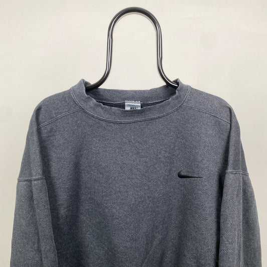 90s Nike Sweatshirt Grey Large