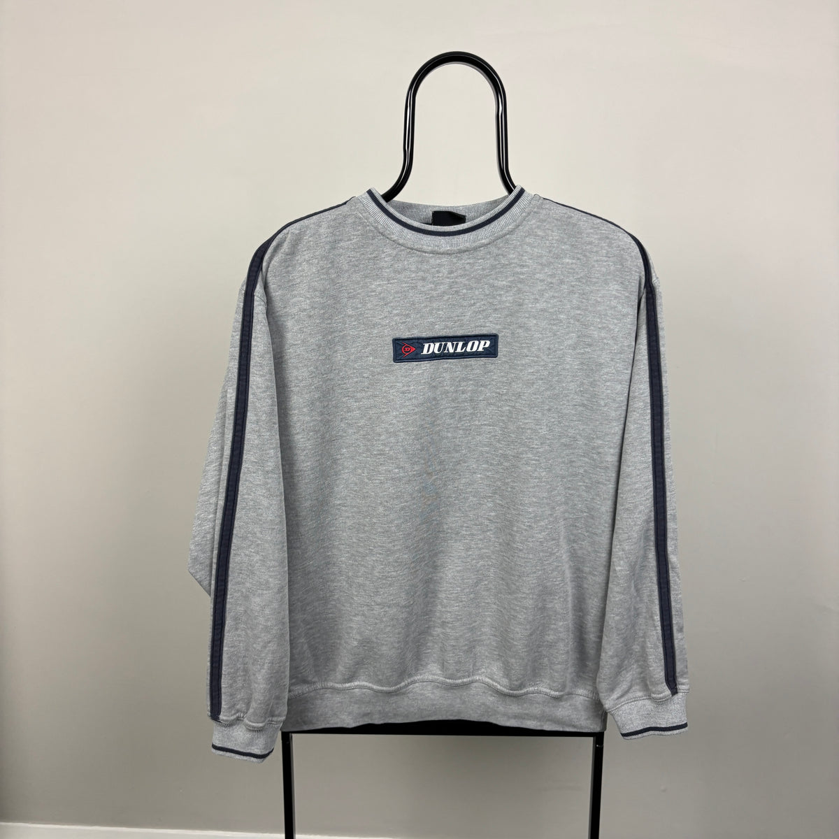 90s Dunlop Golf Box Logo Sweatshirt Grey Medium