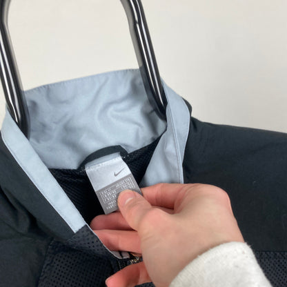 00s Nike Air Max Windbreaker Jacket Black Medium