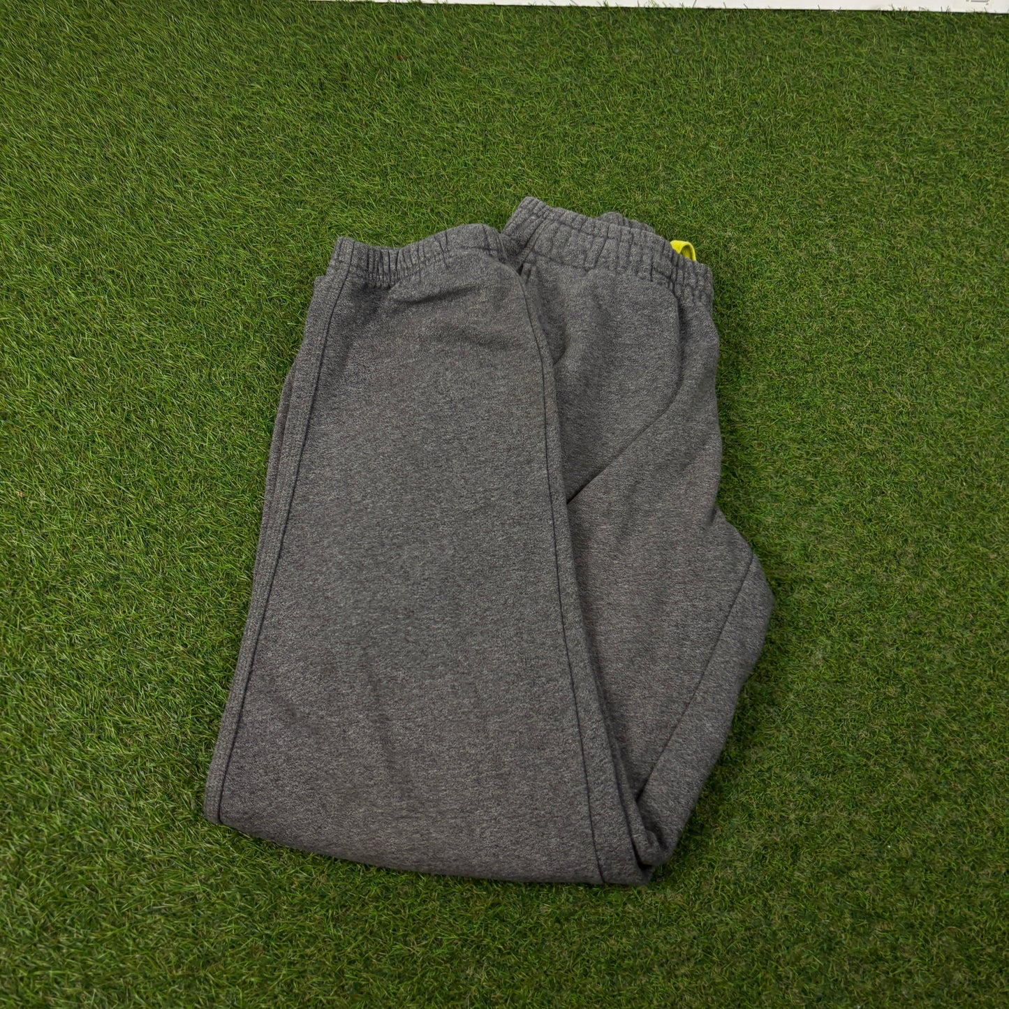 00s Nike Wide Leg Cotton Joggers Grey Small