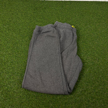 00s Nike Wide Leg Cotton Joggers Grey Small