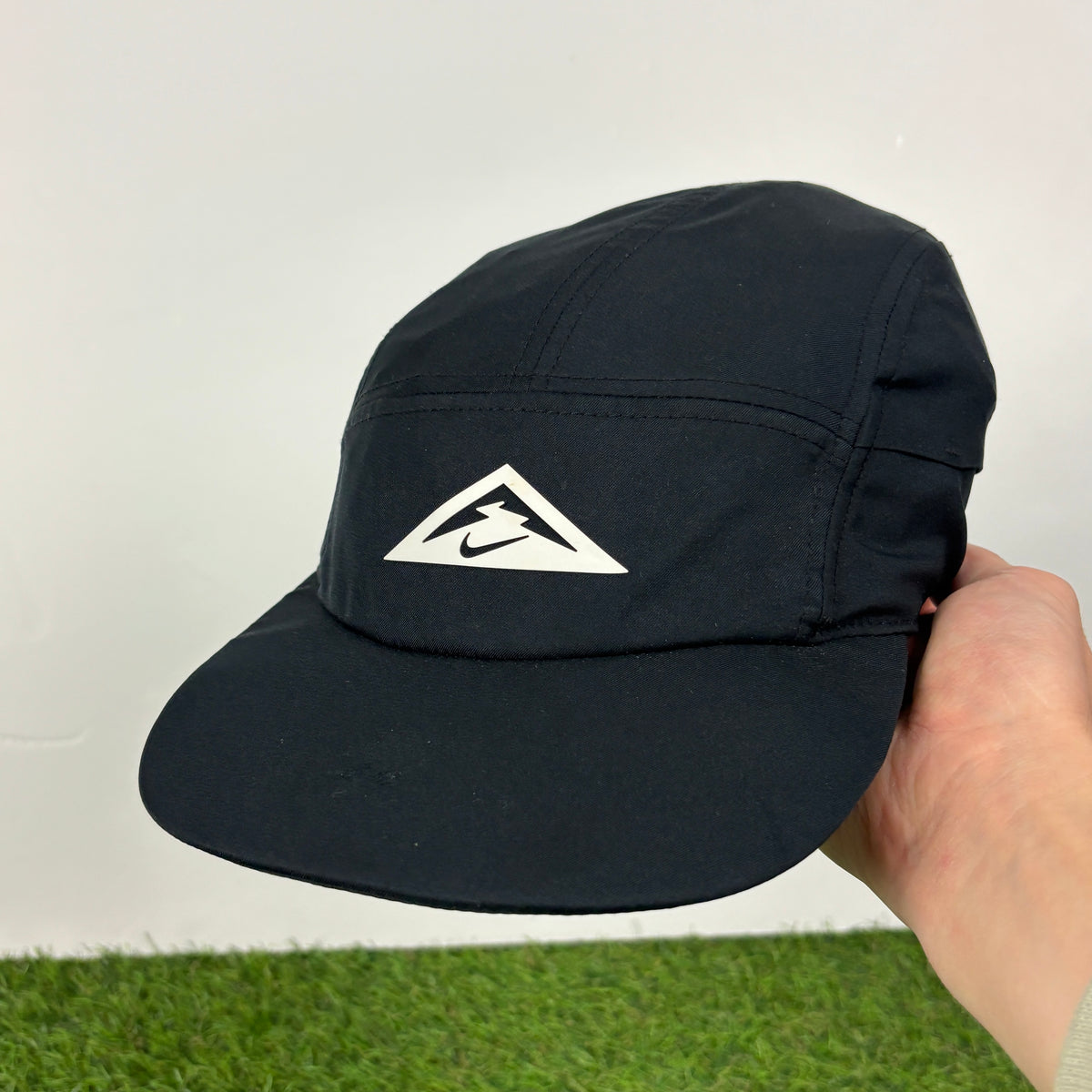 00s Nike Trail AW84 5 Panel Hat Black