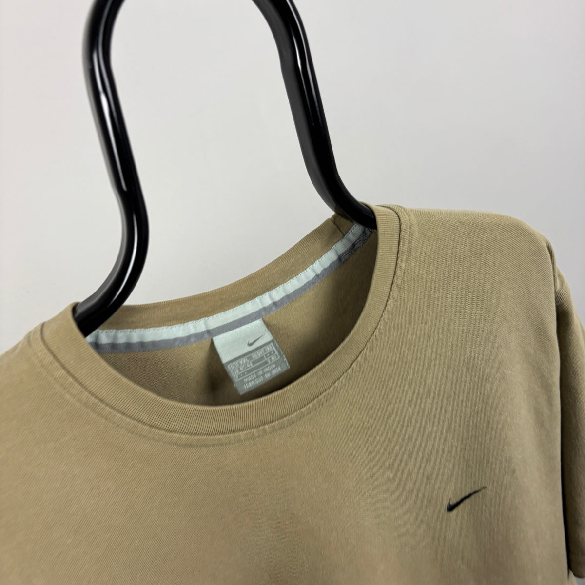 90s Nike Swoosh T-Shirt Brown XXL
