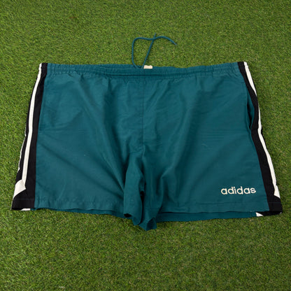 90s Adidas Shorts Green XL