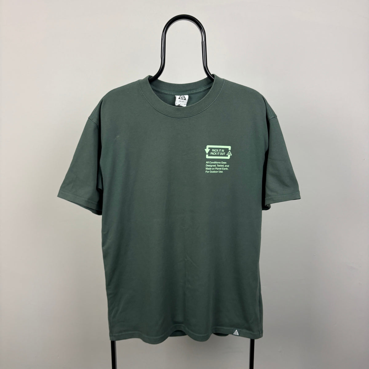 00s Nike ACG T-Shirt Green Small