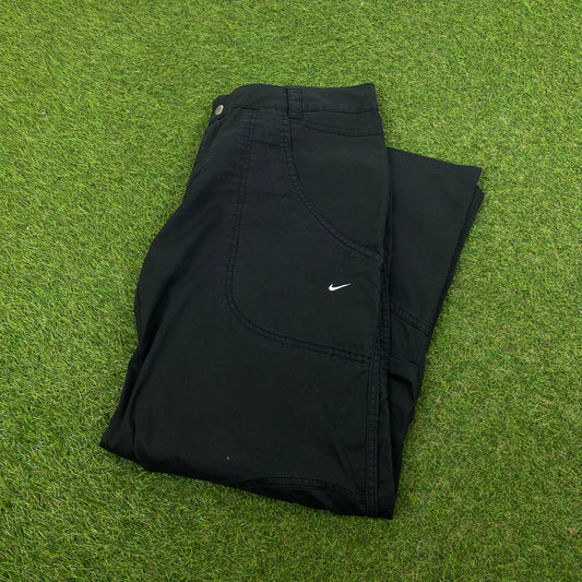 00s Nike Cargo Trousers Joggers Black Large