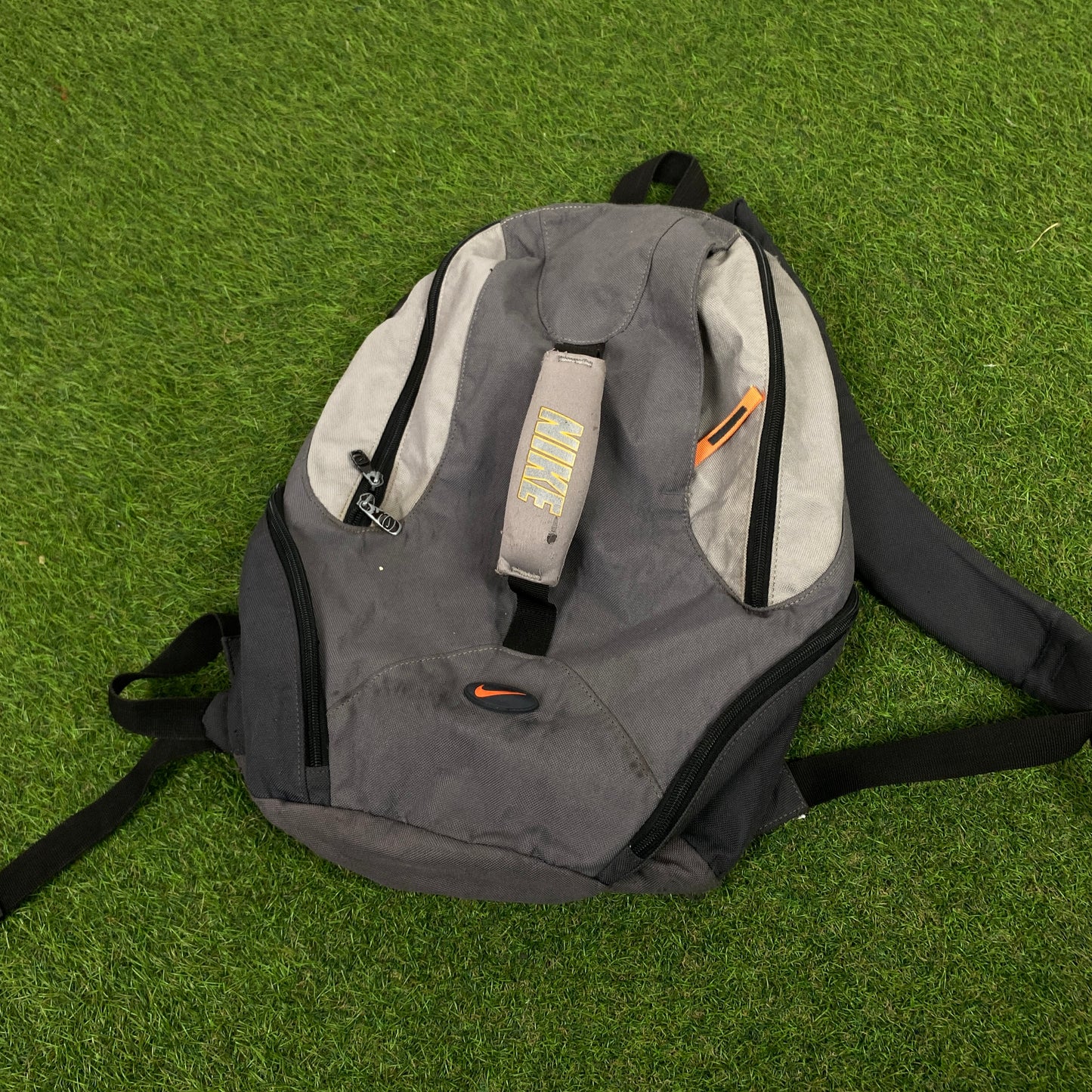 90s Nike Rucksack Handle Bag Grey