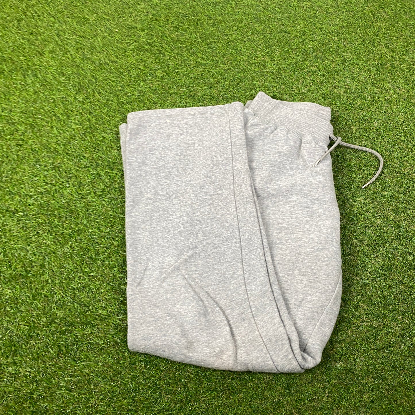 00s Nike Wide Leg Cotton Joggers Grey Small