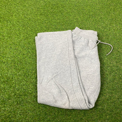 00s Nike Wide Leg Cotton Joggers Grey Small