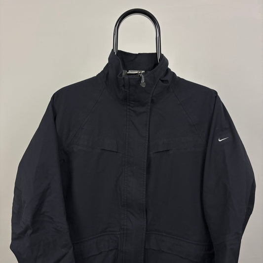 00s Nike Gore-Tex Waterproof Windbreaker Jacket Black Medium