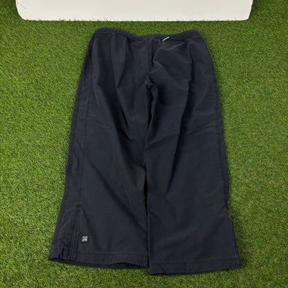 00s Nike 3/4 Length Capri Joggers Black Medium