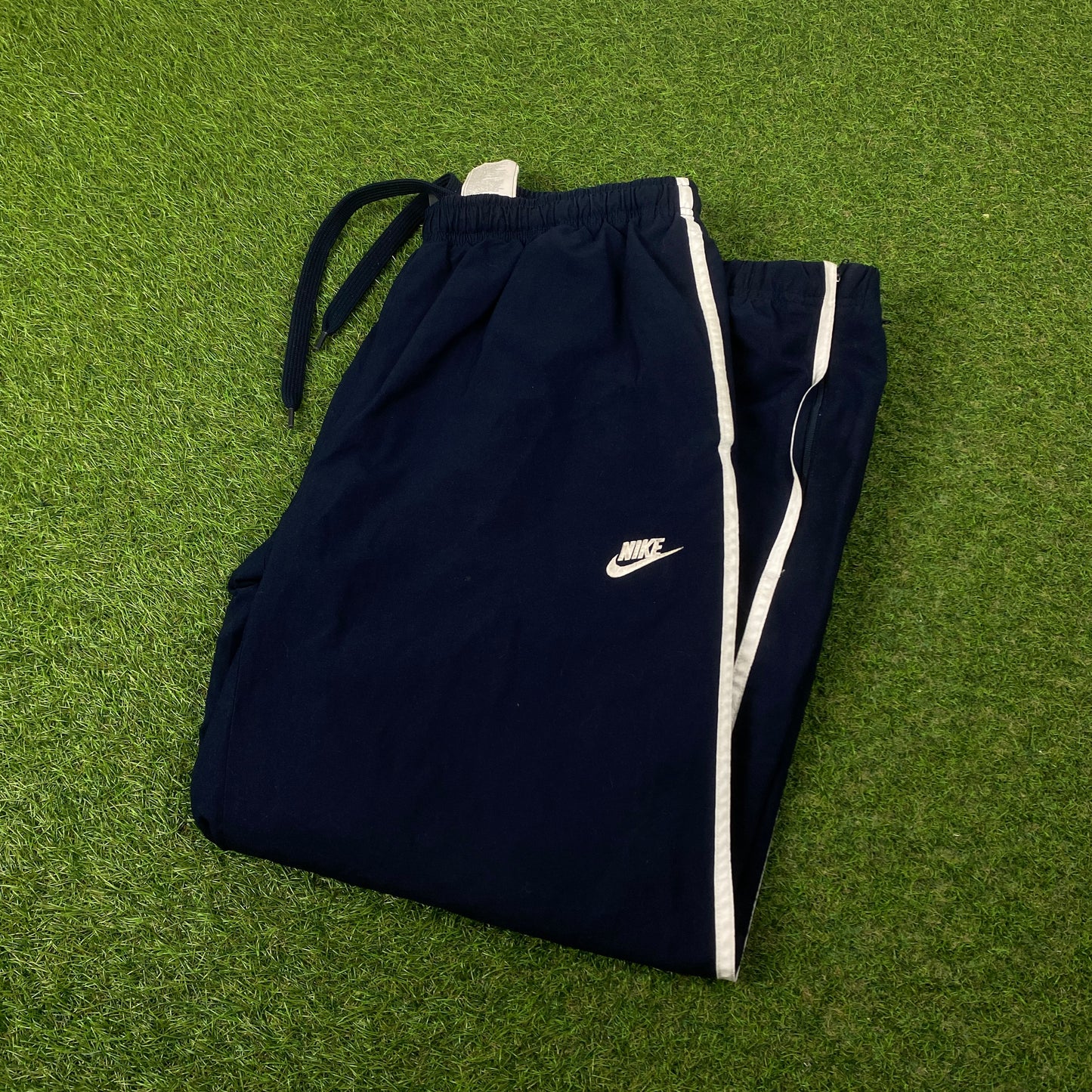 00s Nike Piping Joggers Blue Large