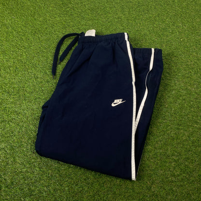 00s Nike Piping Joggers Blue Large