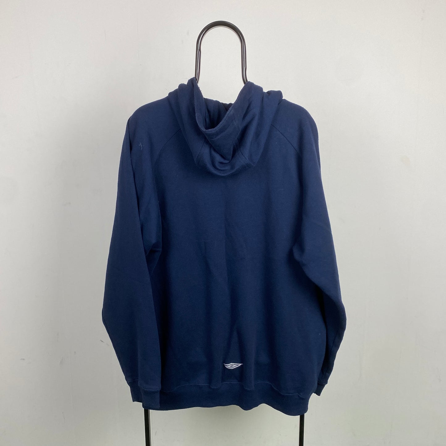 Retro Umbro Hoodie Blue XXL