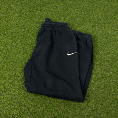 00s Nike Wide Leg Cotton Joggers Blue Small