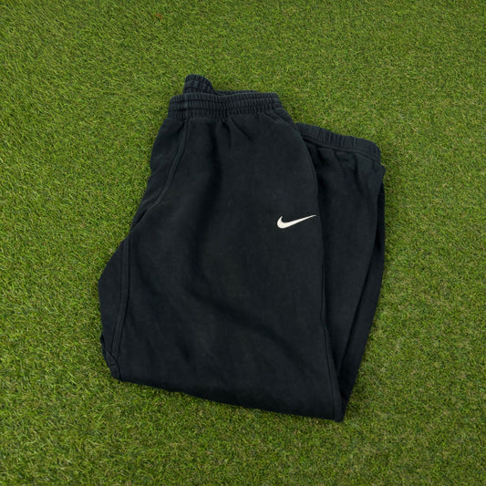 00s Nike Wide Leg Cotton Joggers Blue Small