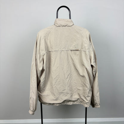 00s Nike Double Zip Windbreaker Jacket Brown XL